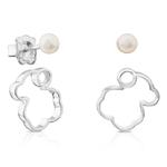 Серьги Tous Silueta, серебро/жемчуг - фото 4