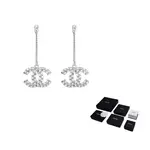 Серьги женские CHANEL - фото