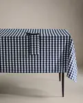 Скатерть Zara Home Gingham, темно-синий - фото 2