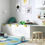 Тумбочка для хранения Ikea Smastad 90X52X48 см, белый - фото 3
