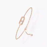 Браслет Messika Care(S), розовое золото/бриллианты - фото