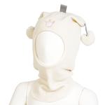 Балаклава детская Kivat с помпонами, белый - фото