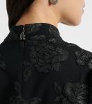 Платье миди из жаккарда Rotate, черный - фото 6