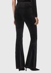 Брюки AllSaints ZANNI FLARE TROUSER, Velvet Black/Black - фото 3