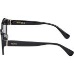 MaxMara Овальные солнцезащитные очки унисекс черные, Black - фото 3