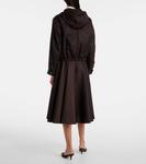 Куртка с капюшоном из Re-Nylon Prada, Brown - фото 3