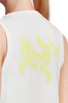 Топ Arc'teryx Kragg SL Cotton Tank Blurred Bird, цвет White Light/Ray - фото 4