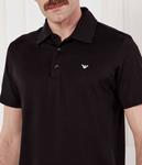 Рубашка поло Regular fit Emporio Armani, черный - фото 4