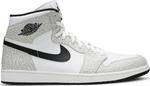 Кроссовки Air Jordan 1 Retro High White Elephant, белый - фото