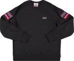 Толстовка Supreme x Honda Fox Racing Crewneck 'Black', черный - фото