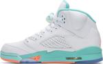 Кроссовки Air Jordan 5 Retro GS Light Aqua, белый - фото 3