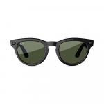 Умные очки Ray-Ban Meta Headliner, Low bridge, Shiny Black/G15 Green - фото 3