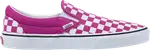 Кроссовки Vans Classic Slip-On Checkerboard - Fuchsia Red, розовый - фото