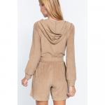 Махровая куртка с капюшоном TRUEDAMES, синий - фото 2