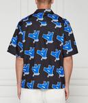 Рубашка Hugo Blue Eligino Oversize fit, черный - фото 4