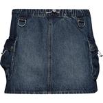 Юбка Coperni Denim Cargo, темно-синий - фото