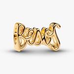 Шарм Pandora Besos Script, золото - фото