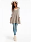 Свитер Imily Bela, темно-бежевый - фото 4