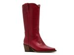 Ботинки Steve Madden Albany Western Boot, красный - фото
