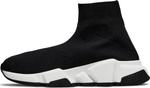 Кроссовки Balenciaga Wmns Speed Sneaker Black White, черный - фото 3