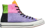 Кроссовки Converse Chuck 70 Hi Multicolor Fur, разноцветный - фото