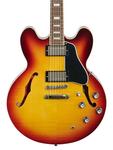 Гитара с фигурным верхом Epiphone ES335 Raspberry Tea Burst EIES335F RTBN - фото 3