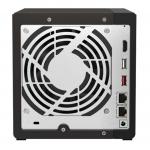 Сетевое хранилище QNAP TS-464C2, 4-дисковое, 8 ГБ, 4 диска по 8 ТБ, чёрный - фото 4