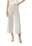 Широкие брюки COMMA Wide leg Pleated Pants, бежевый - фото 2