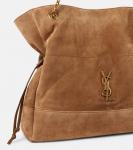 Сумка-тоут Jamie 4.3 Medium из замши Saint Laurent, Golden Leaf - фото 6