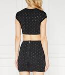 Топ Elisabetta Franchi Regular Fit, черный - фото 4