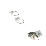 Орбитальные серьги-кольца Vivienne Westwood, серебряный - фото