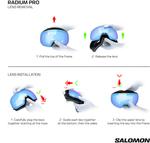 Salomon Солнцезащитные очки Radium pro sigma black/sigma poppy red - фото 2