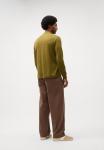 Топ Marc O'Polo LONG SLEEVE MOCK NECK, Green Mustard/Ochre - фото 4