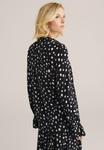 Блуза WE Fashion Button-down blouse, Black - фото 3