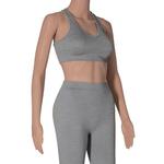 Топ спортивный Xtreme, серый - фото