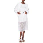 Прозрачное платье миди ARMANI EXCHANGE, белый - фото 7