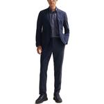 Брюки Boss Tailored Performance с эффектом растяжения HUGO BOSS, тёмно-синие - фото 3