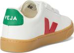 Кроссовки VEJA Kids  Small Esplar Chromefree, Extra White/Pekin/Emeraude - фото 5