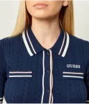 Поло Шари slim fit Guess Active, темно-синий - фото 4