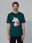 Рубашка Watapparel  Flash, the unicorn, темно-зеленый - фото 3