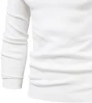 Мужской свитер-водолазка Maiyifu-GJ, рифленый, приталенный - фото 4