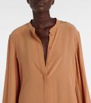 Мини-платье из шелкового крепдешина Chloé, Cheek - фото 4