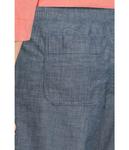 Брюки L.L.Bean Lakewashed Pull-On Wide Leg Pants, цвет Dark Chambray - фото 4