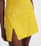 Мини-платье, украшенное кристаллами Clio Peppiatt, Lemon - фото 5