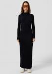 QS Вязаное платье в черном цвете - фото 2
