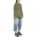 Рубашка с эффектом брызг краски R13, зеленый - фото 5