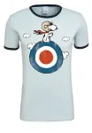 Футболка Logoshirt "Peanuts - Snoopy Pilot", с лицензионным принтом, синий - фото 3