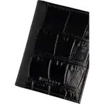 Кошелек Hackett Croc Book, черный - фото 4
