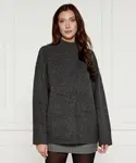 Свитер из священной шерсти Oversize fit Samsøe Samsøe, серый - фото