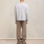 Вязаный свитер ami AMIPARIS, серый - фото 6